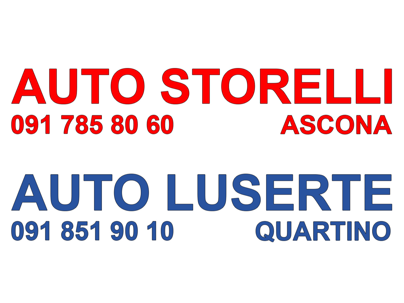 Auto Storelli Ascona - Auto Luserte Quartino 