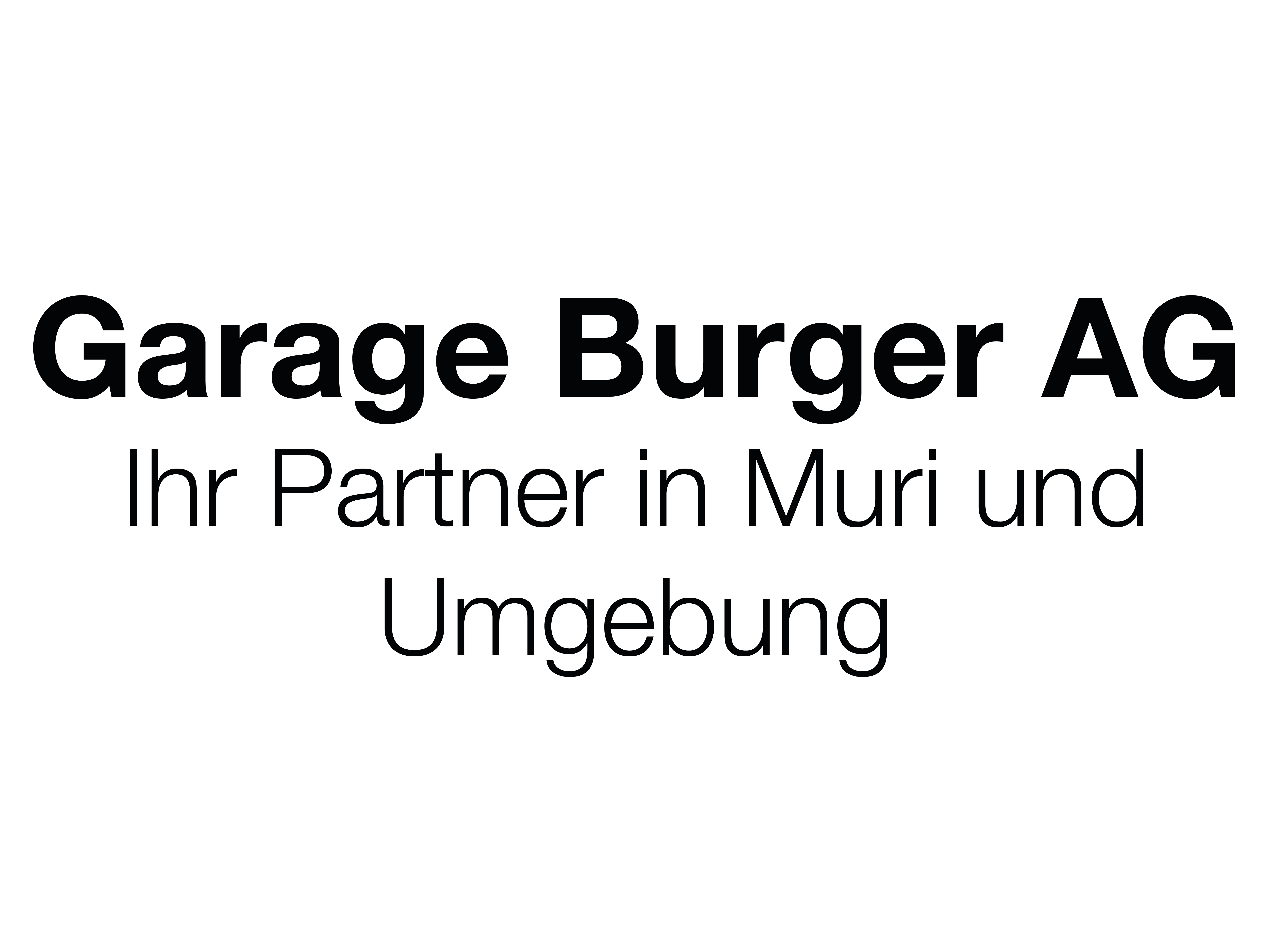 Garage Burger AG